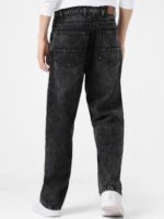 Men's Loose Baggy Fit Non-Stretchable Washed Jeans - Image 3