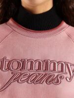 Tommy Hilfiger Europe Women Brand Logo Embroidered Round Neck Pullover - Image 2
