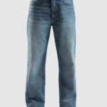 Men Straight Fit Mid-Rise Light Fade Cotton Jeans
