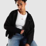 Calvin Klein Jeans Women Regular Fit Cotton Hooded Neck Zip-Front Sweatshirt