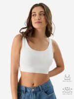 White Bralette Top - Image 2