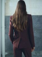 MANGO Striped Single-Breasted Blazer - Image 3