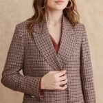 RAREISM Checked Double-Breasted Blazers